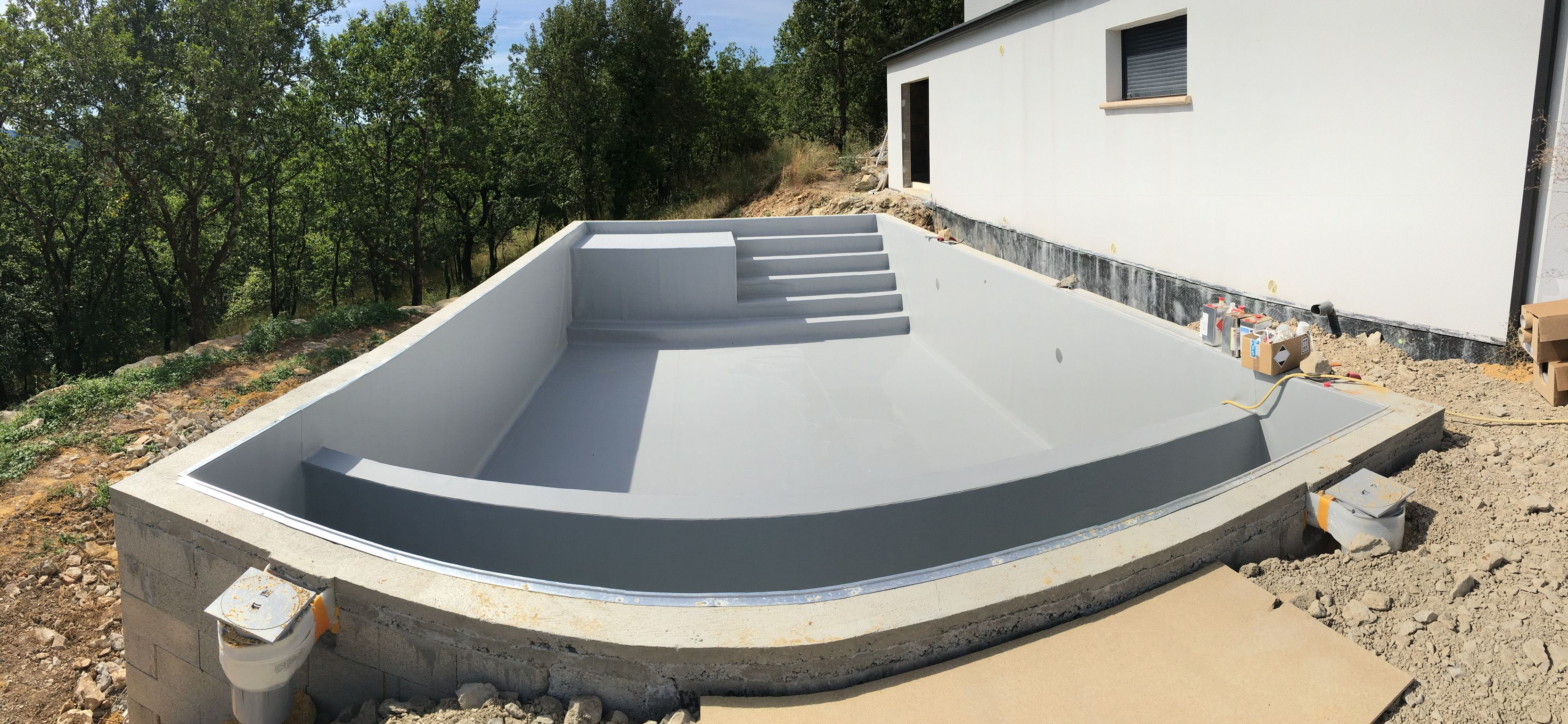 Construction piscine