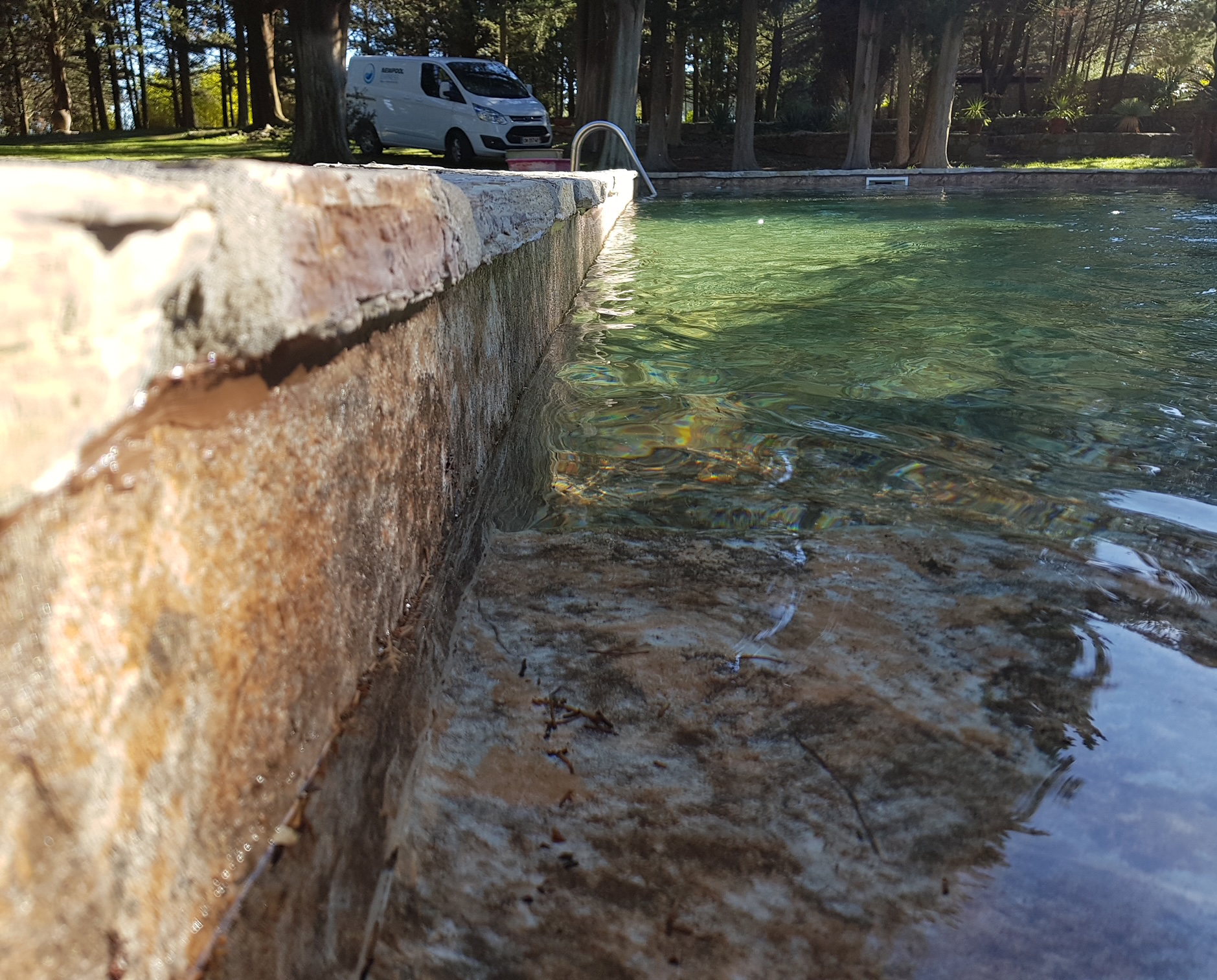 Remplacement de liner sur piscine béton